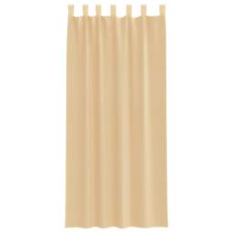 Berkfield Home Voile Curtains with Loops 2 pcs Sand 140x245 cm in Tan - thumbnail 4