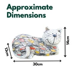 Marco Paul Unique Resin Garden Ornaments Outdoor Cat Statue - thumbnail 2