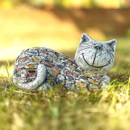 Marco Paul Unique Resin Garden Ornaments Outdoor Cat Statue - thumbnail 7