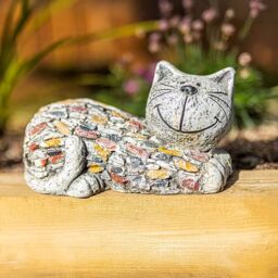 Marco Paul Unique Resin Garden Ornaments Outdoor Cat Statue - thumbnail 8