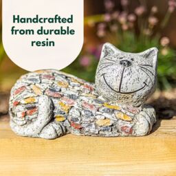 Marco Paul Unique Resin Garden Ornaments Outdoor Cat Statue - thumbnail 5