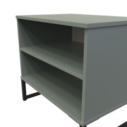 Ready Assembled 2 U Tamworth Double Open Unit (Ready Assembled) in Pale Green - thumbnail 4