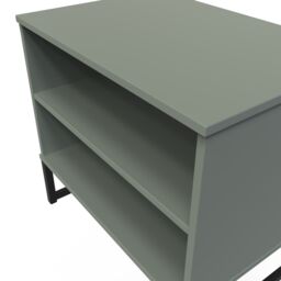 Ready Assembled 2 U Tamworth Double Open Unit (Ready Assembled) in Pale Green - thumbnail 5