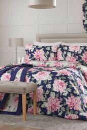 Dreams & Drapes 'Kirsten' Pair of Pencil Pleat Curtains With Tie-Backs in Pink - Size: 168 cm width x 183 cm drop - thumbnail 4