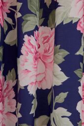 Dreams & Drapes 'Kirsten' Pair of Pencil Pleat Curtains With Tie-Backs in Pink - Size: 168 cm width x 183 cm drop - thumbnail 3
