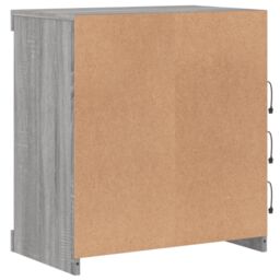 Berkfield Home Sideboard with LED Lights Grey Sonoma 60.5x37x67 cm - thumbnail 8