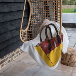Benjamin Tate Design Cool Bag Blanket in Natural - Size: 120 cm x 150 cm - thumbnail 4