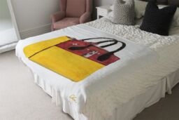 Benjamin Tate Design Cool Bag Blanket in Natural - Size: 120 cm x 150 cm - thumbnail 3