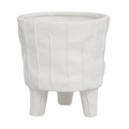 Orsina Stylish Design White Large Planter, Lightweight Large Garden Flower Pot, Versatile Planter For Plants - thumbnail 1