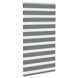 Berkfield Home Zebra Blind Dark Grey 90x100 cm Fabric Width 85.9 cm Polyester - thumbnail 3