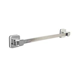 Showerdrape Pushloc Chrome Steel Suction Wall 540mm Towel Rail & Mounting Squares in Silver - thumbnail 6