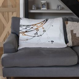 Benjamin Tate Design Dream Catcher With Crescent Moon Blanket in Natural - Size: 120 cm x 150 cm - thumbnail 2