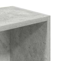 Berkfield Home Durable Bookcase Concrete Grey 31x24x102 cm Engineered Wood - Size: 31 x 24 x 102 cm - thumbnail 9