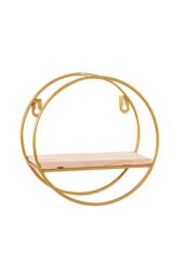 Living and Home Gold Wall Hanging Storage and Display Decorative Shelf - thumbnail 2