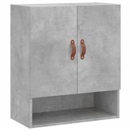Berkfield Home Wall Cabinet Concrete Grey 60x31x70 cm Engineered Wood - Size: 60 x 31 x 70 cm - thumbnail 3
