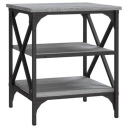 Berkfield Home Side Tables 2 pcs Grey Sonoma 40x42x50 cm Engineered Wood - Size: 40 x 42 x 50 cm - thumbnail 5