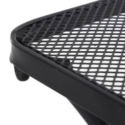 Wyld Haus Aritte Black Metal Square Outdoor Bistro Table 45 x 45 x 50 cm - thumbnail 8