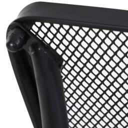 Wyld Haus Aritte Black Metal Square Outdoor Bistro Table 45 x 45 x 50 cm - thumbnail 9