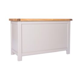 Cabinet Bits Argenta Light Grey Blanket Box Ottoman - thumbnail 2
