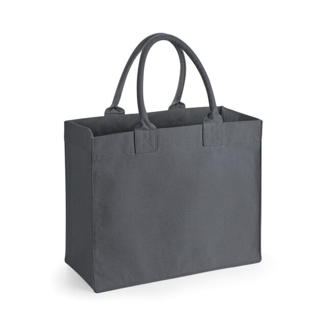 Westford Mill Resort Canvas Tote Bag in Mid Grey - image 1