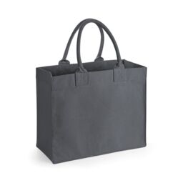 Westford Mill Resort Canvas Tote Bag in Mid Grey - thumbnail 1