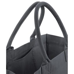 Westford Mill Resort Canvas Tote Bag in Mid Grey - thumbnail 2