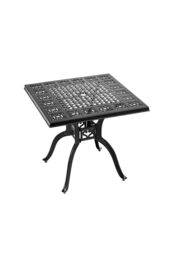 Garden Sanctuary Black Cast Aluminum Outdoor Dining Table - thumbnail 4