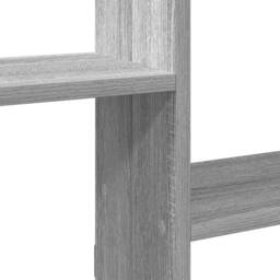 Berkfield Home Wall Cube Shelf 5 Compartments Grey Sonoma Engineered Wood - thumbnail 7