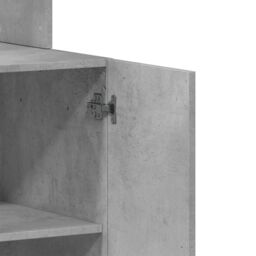 Berkfield Home Kitchen Cabinet Concrete Grey 60x50x180 cm Engineered Wood - Size: 60 x 50 x 180 cm - thumbnail 9