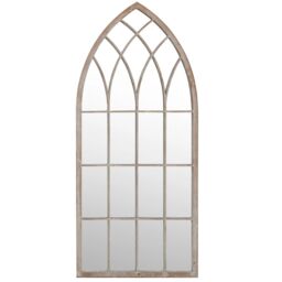 Berkfield Home Mirror Sand 70x30 cm Iron for Indoor Use in Cream - thumbnail 2