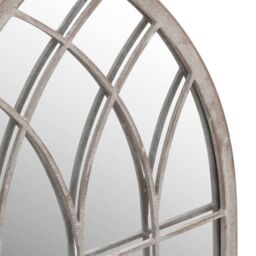 Berkfield Home Mirror Sand 70x30 cm Iron for Indoor Use in Cream - thumbnail 5