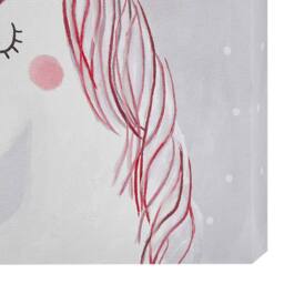 Wyld and Coco Kids Canvas Art Set 3 Grey Pink 30 x 30 cm - Size: 30 cm x 30 cm - thumbnail 4