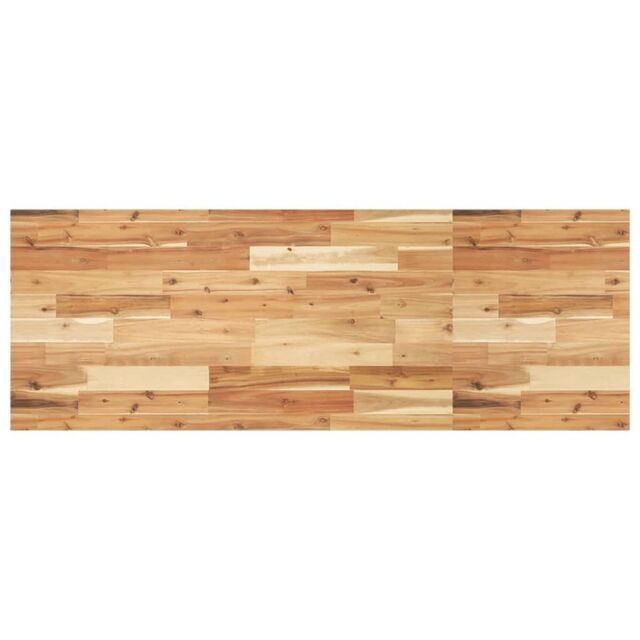 Berkfield Home Desk Top Oil Finished 160x50x2 cm Solid Wood Acacia in Brown - Size: 160 x 50 x 2 cm - image 1