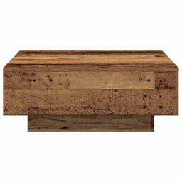 Berkfield Home Traditional Coffee Table - Old Wood - 80x80x31 cm - Engineered Wood in Brown - Size: 80 x 80 x 31 cm - thumbnail 7