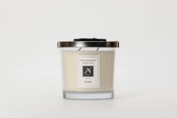 Aroma Naturals Minimalist Luxe Violette 3-Wick Scented Candle in White - Size: XL