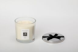 Aroma Naturals Minimalist Luxe Violette 3-Wick Scented Candle in White - Size: XL - thumbnail 3