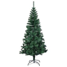 Berkfield Home Artificial Christmas Tree with Iridescent Tips Green 240 cm PVC - thumbnail 2