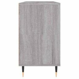Berkfield Home Bathroom Cabinet Grey Sonoma 80x33x60 cm Engineered Wood - Size: 80 x 33 x 60 cm - thumbnail 7