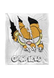 Garfield Torn Silky Touch Super Soft Throw Blanket 152 X 127 cm in White - thumbnail 1