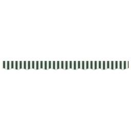 FLAVORA 3m Green White Polyester Awning Valance Replacement - Size: 1000L - thumbnail 3