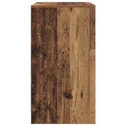 Berkfield Home Sideboard with Door Old wood 70 x 41 x 75 cm Engineered wood in Brown - thumbnail 7