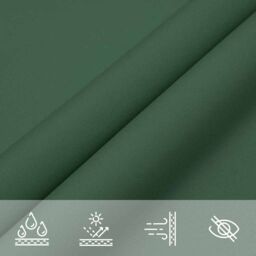 Berkfield Home Sun Shade Sail Dark Green 7x5x5 m 100% Polyester Oxford - thumbnail 7
