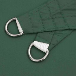 Berkfield Home Sun Shade Sail Dark Green 7x5x5 m 100% Polyester Oxford - thumbnail 5