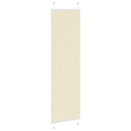 Berkfield Home Pleated Blind Cream 65x200 cm Fabric Width 64.4 cm Polyester - thumbnail 4