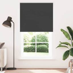 Berkfield Home Roller Blind Blackout Black 140x230 cm Fabric Width 136.6 cm Polyester - thumbnail 2