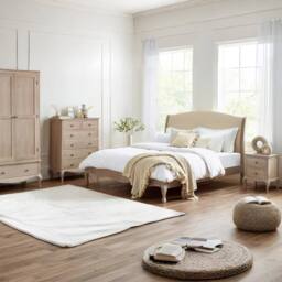 Cheshire Premium Amara Dressing Table & Stool in Light Oak - thumbnail 5