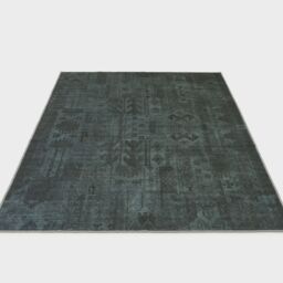 Kukoon Green Aztec Tribal Washable & Non Slip Distressed Living Room Area Rug - Size: 240 cm x 330 cm - thumbnail 3