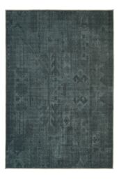 Kukoon Green Aztec Tribal Washable & Non Slip Distressed Living Room Area Rug - Size: 240 cm x 330 cm - thumbnail 1