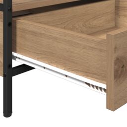 Berkfield Home Coffee Table Artisan oak 100 x 51 x 45 cm Engineered wood in Brown - thumbnail 9
