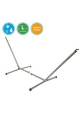 Amazonas Sumo RockStone Large Metal Hammock Stand (L) Fits Hammocks 270-320 cm in Silver - thumbnail 1